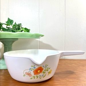 Vintage CorningWare Wildflower Sauce Pan